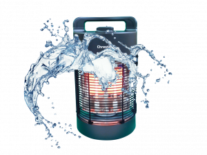 防水ラウンドヒーターはIPx5の防水性能を持っています。